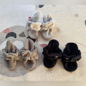 Zutano cozie fleece baby booties